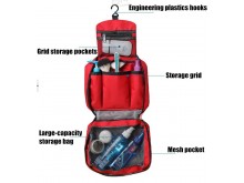 กระเป๋าใส่อุปกรณ์ห้องน้ำ-ใส่อุปกรณ์เครื่องสำอางค์ สำหรับเดินทาง ท่องเที่ยว แขวนได้ กันน้ำ แข็งแรง ทนทาน รูปที่ 8