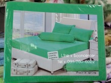 ชุดผ้าปูที่นอน สีพื้น 6ฟุต 5ชิ้น รูปที่ 2