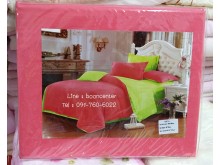 ชุดผ้าปูที่นอน สีทูโทน ขนาด 6ฟุต 5ชิ้น รูปที่ 5