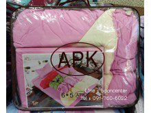 เซทผ้าปูที่นอนและผ้าห่มนวม ลายขนมชั้น 6ฟุต 5ชิ้น