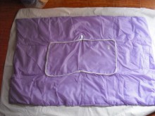 หมอนผ้าห่ม พับได้ ผ้าโพลี  สีม่วง รูปที่ 3