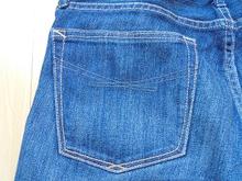 กางเกงยีนส์ สำหรับผู้หญิง เอว 30 ยาว 32 สีน้ำเงินเข้มยีนส์ฟอก รอบขากว้าง 19 นิ้ว ปลายขากว้าง 18 นิ้ว ของแท้ ของใหม่ รูปที่ 7