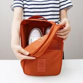 (Dark Orange) กระเป๋าใส่รองเท้าสำหรับเดินทาง กันน้ำได้ ถือพกพาสะดวก รุ่นใหม่ มี 6 สีให้เลือก รูปที่ 1