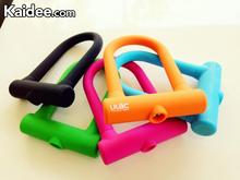 สายล๊อคจักรยาน U-lock แข็งแรง เป็นเหล็กมวลเบาหุ้ม รูปที่ 2