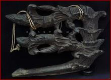 ไม้แกะประดับหัวเกวียน ศิลปะพม่า (2)  สูง 32.5 cm. รูปที่ 6