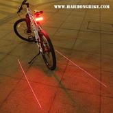 ไฟท้ายสร้างเลนส์จักรยาน มีไฟเลี้ยว  พร้อมรีโมตไร้สาย  Laser Tail รุ่น R1 รูปที่ 2