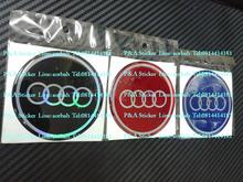 สติ๊กเกอร์ Audi ทรงกลม 7 cm รูปที่ 1