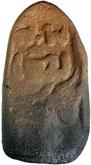 ปิดตาพรายสมุทรพิมพ์เล็กสีเทาดำ ปี๒๔๙๙ พ่อท่านเจิม วัดหอยราก จ.นครศรีธรรมราช รูปที่ 2