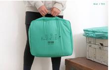 น่ารักน่าใช้ สินค้าพร้อมส่ง กระเป๋าจัดระเบียบ Ravband Travel Pouch Set เซต 5 ใบ มี 5 สี ช่วยให้การจัดกระเป๋าเดินทางง่ายขึ้นเยอะ สีเขียว รูปที่ 2