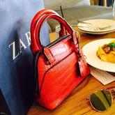 Zara croc mini city bag ส่งฟรี EMS รูปที่ 7