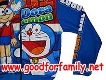 เสื้อกันหนาวเด็ก Doraemon jacket โดราเอมอน ผ้ามัน มีฮู้ด สีน้ำเงิน แจ็กเก็ต แจกเกต เสื้อผ้าเด็ก hood เสื้อแขนยาว รหัส jckdor002 S รูปที่ 4