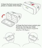 แว่น 3มิติ แว่นวีอาร์ VR SHINCON3D แว่นตา วีอาร์ กลาส กูเกิล google cardboard แถมจอยบลูทูธ รูปที่ 2