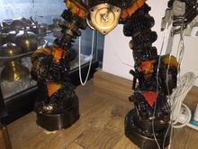 โมเดลหุ่นยนตร์เหล็ก ทําจากอะไหล่เครื่องรถยนต์ งานแปลกหา ยาก หนักประมาณ15ก.ก สูง 2  ฟุต กว้าง 15 นิ้ว ลึก 1 ฟุต ถ้าจะดูสินค้าเพิ่มกดm2740638 รูปที่ 4