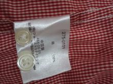 Uniqlo เสื้อเชิ้ตหญิง ลายสก้อตเล็ก สีขาวแดง ซื้อจากญี่ปุ่น ของใหม่คะ รูปที่ 3