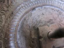 (966) พานเงินเก่าสภาพสวย รูปที่ 5