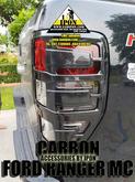 ครอบไฟท้ายคาร์บอนฟอร์ดเรนเจอร์ T6 MC 2012-2015 TRAIL LAMP COVER FORD RANGER T6-MC CARBON 2012-2015 รูปที่ 9