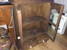 ตู้ใส่ของไม้สักเก่า กว้าง 25 นิ้ว ลึก 1 ฟุต สูง 3 ฟุต งานสวยมากครับ รูปที่ 6