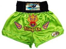 กางเกงมวยไทย ลายการ์ตูนไทย ผ้าซาติน คุณภาพดี XS - XL ราคาเดียว (HeroSporto Muay Thai Boxing Shorts) รูปที่ 1