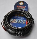 ตัวล๊อคจักรยาน สายล๊อค สายล็อกจักรยาน tonyon ของแท้  4รหัส มีให้ รูปที่ 2