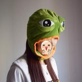 หมวกกบเศร้า sad frog รูปที่ 1