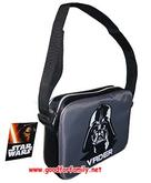 กระเป๋าสะพายข้าง Star Wars Vader 6.5 นิ้ว แนวนอน สีเทา-ดำ สตาร์ วอร์ กระเป๋าใส่ไอแพด Ipad กระเป๋าเด็ก รหัส bckslistw006 รูปที่ 1