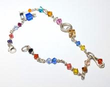 (4317) สร้อยข้อเท้าเงินสลับลูกปัด งานใหม่ ตอก 925 รูปที่ 2