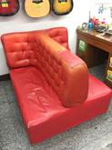 ลดราคา-เบาะนั่ง โซฟา รูปตัวที 4 ที่นั่ง ใช้ได้ปกติ สภาพดี สีแดงสวยงาม กว้าง 110 ซม ยาว 130 ซม รูปที่ 2