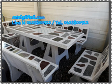 โต๊ะพนักพิง โต๊ะหินอ่อนพนักพิง โต๊ะหินอ่อน ขายโต๊ะหินอ่อน โต๊ะ โรงงานผลิตโต๊ะหินอ่อน โต๊ะหินอ่อนราคาถูก โต๊ะสวยงาม โต๊ะสวยๆ โต๊ะปูน รูปที่ 9