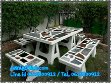 โต๊ะสวยๆ โต๊ะสวยงาม โต๊ะสวยงามราคาถูก โรงงานผลิตโต๊ะหินอ่อน โต๊ะหินอ่อนราคาถูก โต๊ะนั่งเล่น โต๊ะสนาม จัดสวน ตกแต่งสวน เฟอร์นิเจอร์ โต๊ะไม้ รูปที่ 9