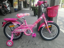 จักรยานเด็กยี่ห้อ La ไซส์ 16นิ้ว ลาย Hello Kitty รูปที่ 7