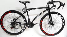 จักรยานเสือหมอบ ราคาประหยัด รถใหม่ ดีไซน์สวย  เกียร์ ชิมาโน 21 สปีด ดิสก์หน้าหลัง ปลดดุมได้ ขอบล้อทรงสูง  700c  ไซส์ 50  ยี่ห้อ  sunshin ken รูปที่ 2