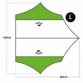 ฟลายชีท ผ้าเต็นท์ กันน้ำค้าง Naturehike 5.2 x 4.6 เมตร สีเขียว F11-2 รูปที่ 2