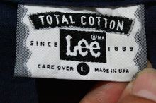 Lee T-Shirt สีน้ำเงินกรม Made in USA รูปที่ 3