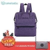 Lekebaby กระเป๋าผ้าอ้อม สำหรับคุณแม่ รุ่น Convertible ToteBag-Backpack – S (Purple) รูปที่ 1