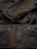 Levi's Vintage 1930S Menlo Leather Jacket version Blown SZ M รูปที่ 3