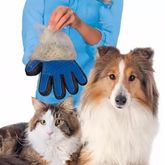 อุปกรณ์สัตว์เลี้ยง True Touch อุปกรณ์แปรงขนสัตว์เลี้ยง True Touch หวีขนหมาและขนแมวถุงมือกรูมมิ่ง อุปกรณ์แปรงขนสุนัข รูปที่ 1