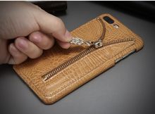 iPhone7Plus i7SPlus 5.5นิ้ว เคสปิดฝาหลัง Crocodile Skin PC PU Leather Cases สีดำ รูปที่ 6