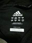 ส่งฟรี เสื้อกีฬา adidas CLIMACOOL (อก 38") ไซส์ M JASPO  สีดำแถบผ้าสีขาว โลโก้ปักสีขาว สภาพสวยใหม่ รูปที่ 6