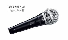 SHURE PG58 Vocal Microphone ไมโครโฟนแบบมีสายเหมาะสำหรับใช้กับเสียงร้องนำ และ Backup หรือใช้กับการพูดทั่วไป รูปที่ 1