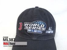หมวก MLB B World Series ของแท้ สภาพดี หมวกแก๊ปมือสอง หมวกมือสอง หมวกแบรนด์มือสอง หมวกแก๊ปยีนส์มือสอง หมวก MLB มือสอง,หมวกมือสองของแท้ (ML387 รูปที่ 2