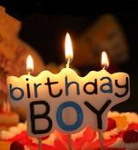เทียนวันเกิด ตัวอักษร birthday BOY สำหรับเด็กผู้ชาย รูปที่ 1