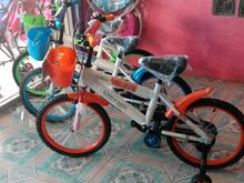 สินค้ามือ1รถจักรยานเกรดพรีเมี่ยม ล้อ18 นิ้ว สีส้ม  1350 รูปที่ 8