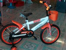 สินค้ามือ1รถจักรยานเกรดพรีเมี่ยม ล้อ18 นิ้ว สีส้ม  1350 รูปที่ 1