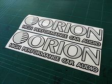 ขายสติ๊กเกอร์สะท้อนแสงแต่งรถ Orion Performance Car Audio รูปที่ 6