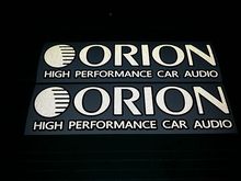 ขายสติ๊กเกอร์สะท้อนแสงแต่งรถ Orion Performance Car Audio รูปที่ 1