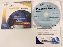 TOEFL POWER PREP SOFTWARE และ TOEFL Practice Tests Volume 1 รวมทั้งหมด 2 แผ่น (แผ่นลิขสิทธิ์แท้ พลาสติกยังไม่ได้แกะ) รูปที่ 1