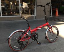 จักรยานพับ MINI COOPER เฟรมอลูสีแดง สภาพดี สมบูรณ์ เกียร์ ชิมาโน6 สปีด  วงล้อ20 รถสวย สภาพดี มือสอง ญี่ปุ่น  ราคา 6500 เปิดบริการทุกวัน 11.0 รูปที่ 4