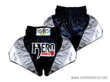 HeroSporto กางเกงมวย มวยไทย กางเกงกีฬา ผ้าซาตินไล่เฉดสี  เท่ด้วยลายตะเข็บสุดชิค สินค้าใหม่ คุณภาพดี รูปที่ 1