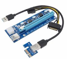 PCI Express Riser Card 1x to 16x USB 3.0 Data Cable 2017 รูปที่ 1