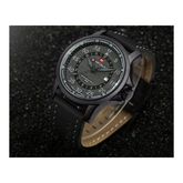 นาฬิกาแฟชั่นผู้ชาย                 NAVIFORCE WATCH นาฬิกาข้อมือผู้ชาย เครื่องญี่ปุ่น กันน้ำ100เปอร์เซนต์ สายหนังสีดำ รุ่น NF9076BB รูปที่ 2